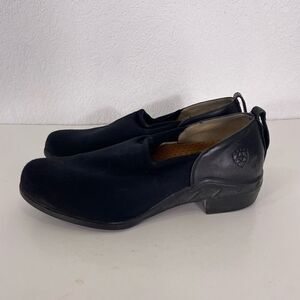 Ariat Black Knit and Leather Low Heels